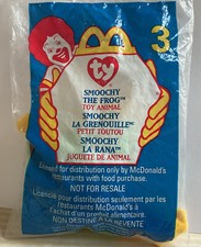 SMOOCHY THE FROG 3 McDonalds Happy Meal, TY Teenie Beanie Babies, 1999 