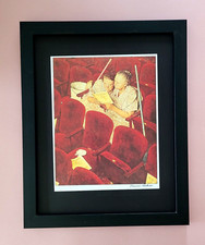 NORMAN ROCKWELL + BEAUTIFUL VINTAGE  + CIRCA 1970'S + SIGNED PRINT FRAMED