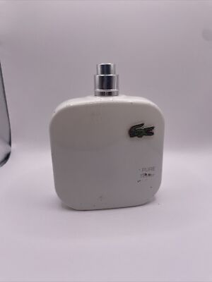 Eau De Lacoste Blanc Pure White L.12.12 Cologne for Men 3.3 / 3.4 oz New No Box