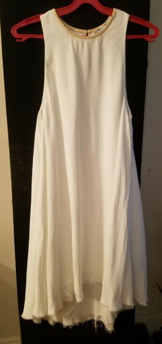 Alexander Wang Trapeze Dress Size 2 S Leather Piping - Picture 7 of 12