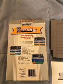 Track & Field Complete with Box & Manual Hang tab NES Nintendo