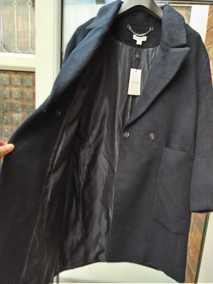 whistles navy lola coat