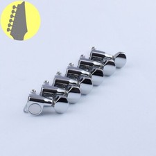 Clearance Sale. 1 Set 6 In-line Guitar Machine Heads Tuners Chrome
