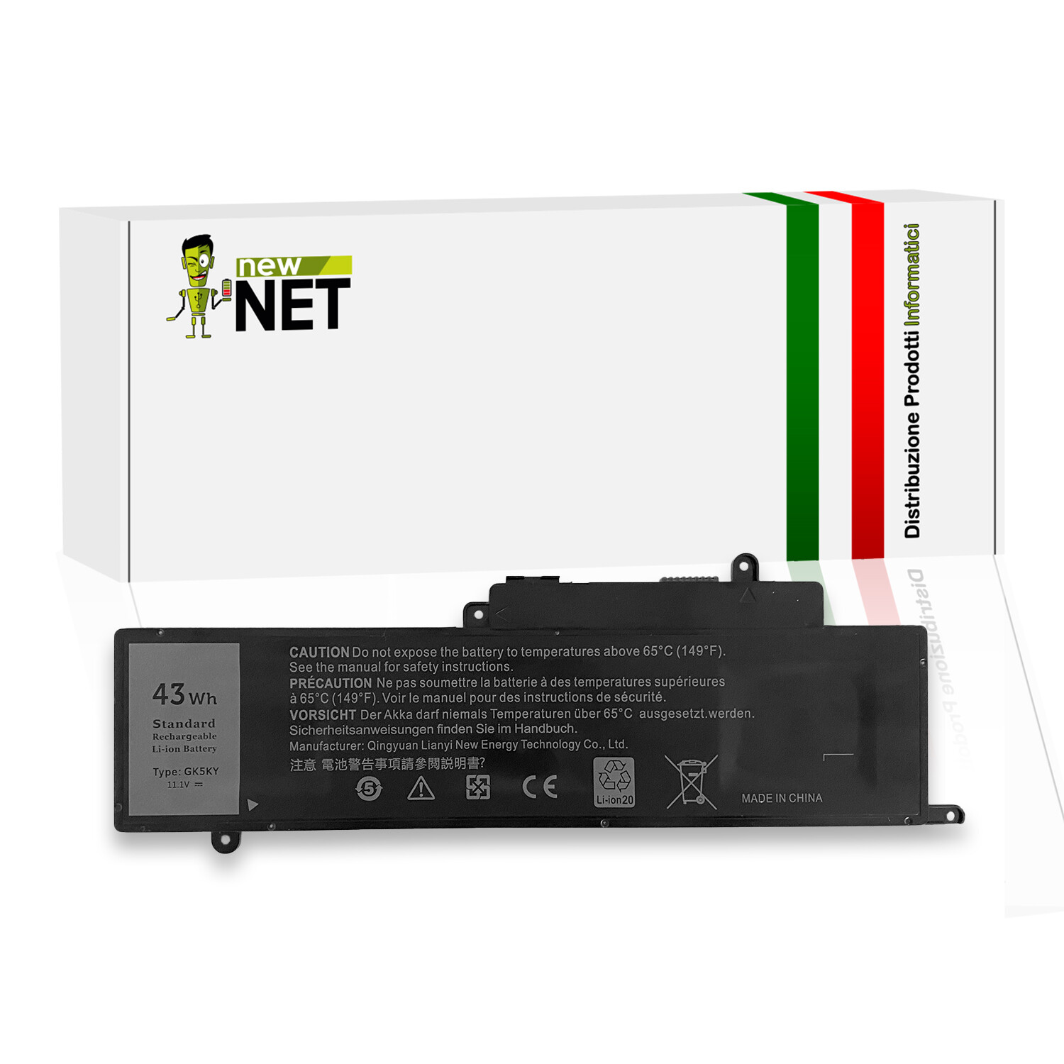 Batteria Dell Latitude E7240 E7250 | 3874mAh per Lavorare Ovunque