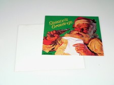 Scarce Leesburg Florida Coca Cola Bottling Company Santa Christmas Card Unused