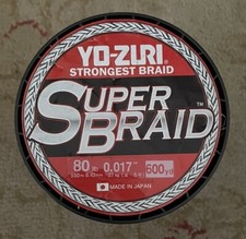 Yo-Zuri Super Braid Blue 80lb 600yd Spool New