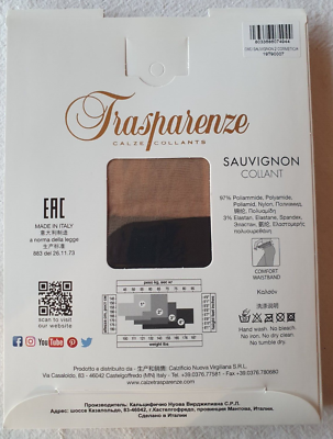 Collant noir taille 2 Ninfa Trasparenze (or5