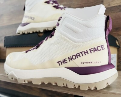 Size 6 - The North Face Mid - Future Light - Gardenia White with Purple !!