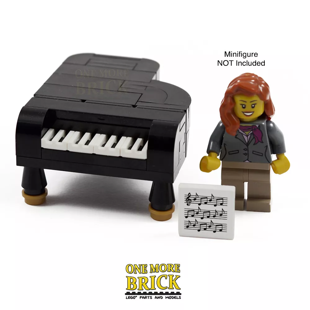 Lego City Custom Grand Piano : Musical Instrument Authentic Parts & Pieces  