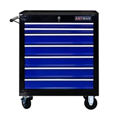 7 Drawers Rolling Tool Box Cart Tool Garage Storage Cabinet with Wheels