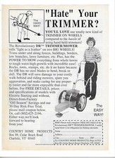 1988 DR Trimmer Mower Country Home Products Vintage Print Advertisement