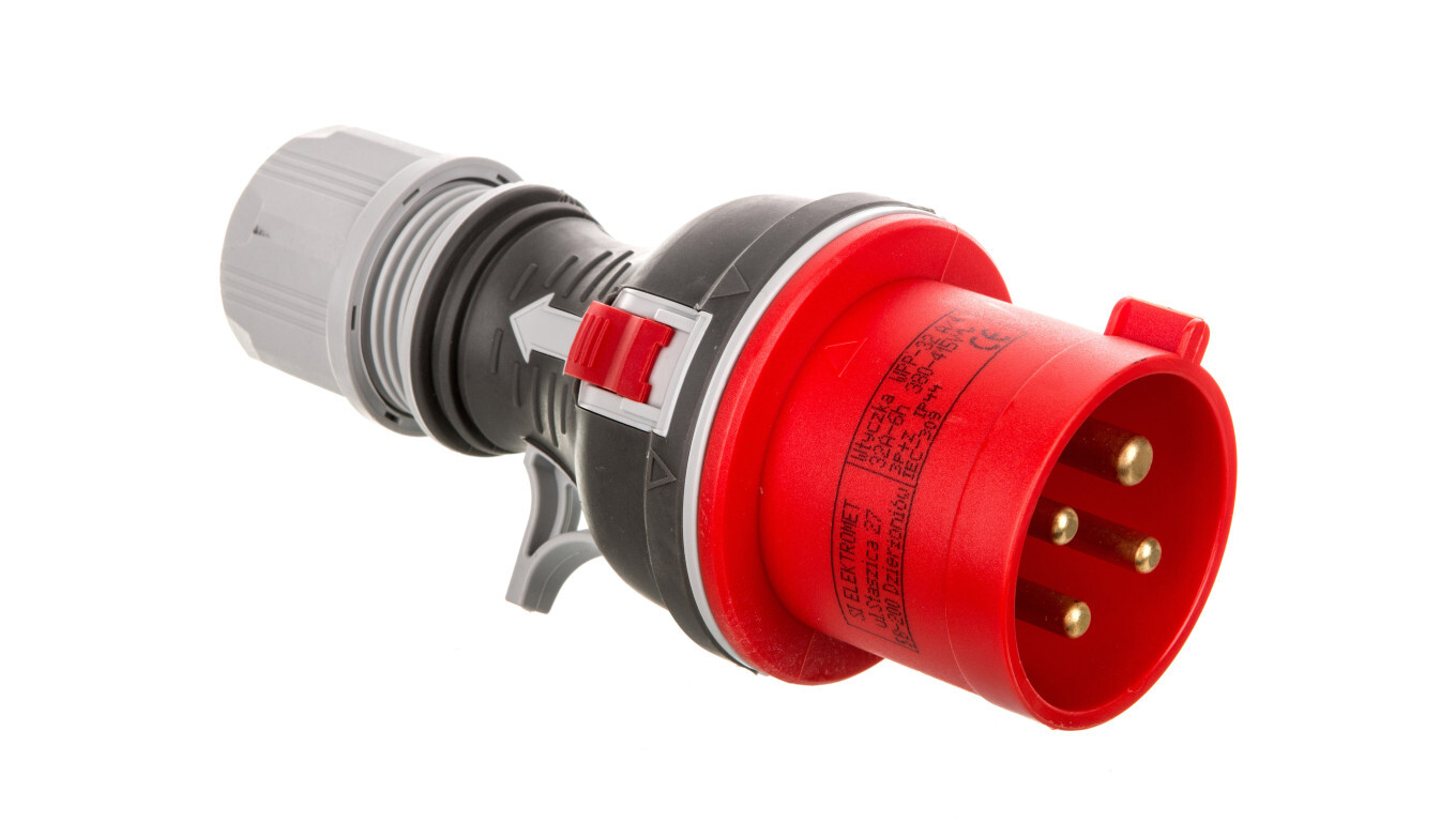 Portable plug 32A 4P 400V red TWIST WPP 32/4 IP44 922076 /T2UK