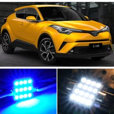 Premium Blue LED Lights Interior Package Kit for Toyota C-HR CHR + Tool