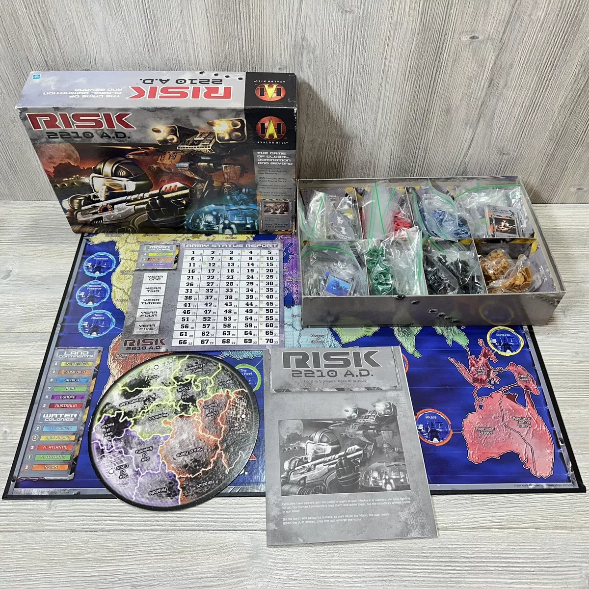 Risk 2210 A.D., Board Game