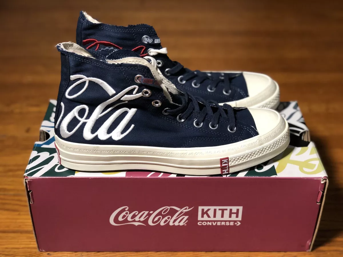 Converse x Kith x Coca Cola Chuck 70 ' Navy ' Size 9.5 - 162988c | eBay