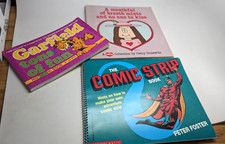 T-25 3 Comic Strip Books for Kids: Garfied, Cathy, How to Create You Own Comics