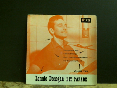 LONNIE DONEGAN  Hit Parade Vol. 2  EP   Joe Meek on Balance   Lovely copy!