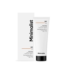 Minimalist Sunscreen SPF 50 Lightweight Multi Vitamins No White Cast Women 50g