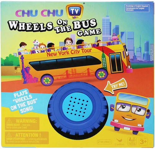 Chu Chu TV Wheels on the Bus Musical Game -Educational- 3+ New