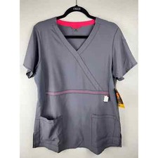 Carhartt Force Cross Flex Performance Scrub Top Short Sleeve Size Medium