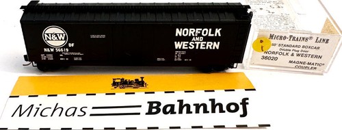 Micro Trains Line 36020 50' BOXCAR Double Plug Door NORFOLK & WESTERN N 1:160 ¥i | Zustand: Gebraucht