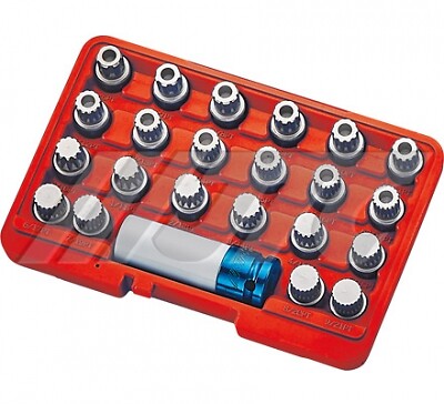 JTC VAG VOLKSWAGEN AUDI WHEEL SCREW LOCK SOCKET SET(23PCS) 2005~, JTC # 6743