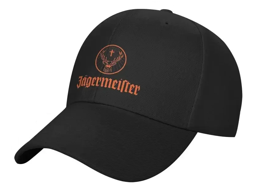 Cappello Jägermeister Baseball Nero/Arancione
