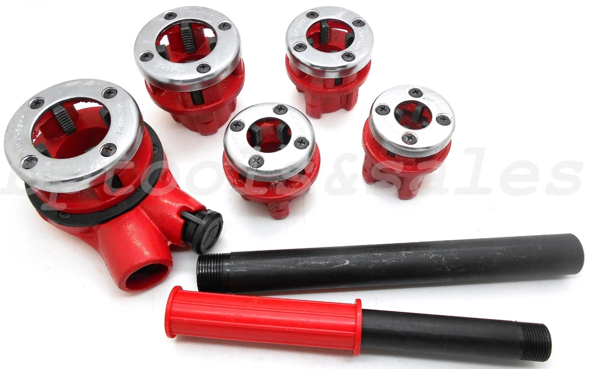 Ratchet die stock pipe on sale threader