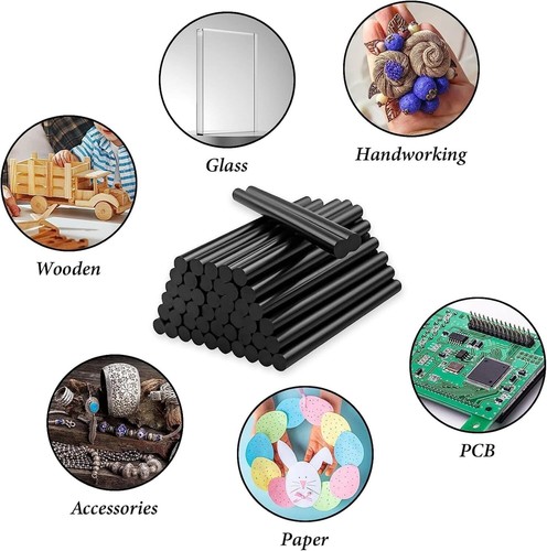 SNOKAY 50Pcs Black Hot Melt Glue Sticks - 7Mm X 150Mm - Car Dent Repair Kit -... - Picture 7 of 7
