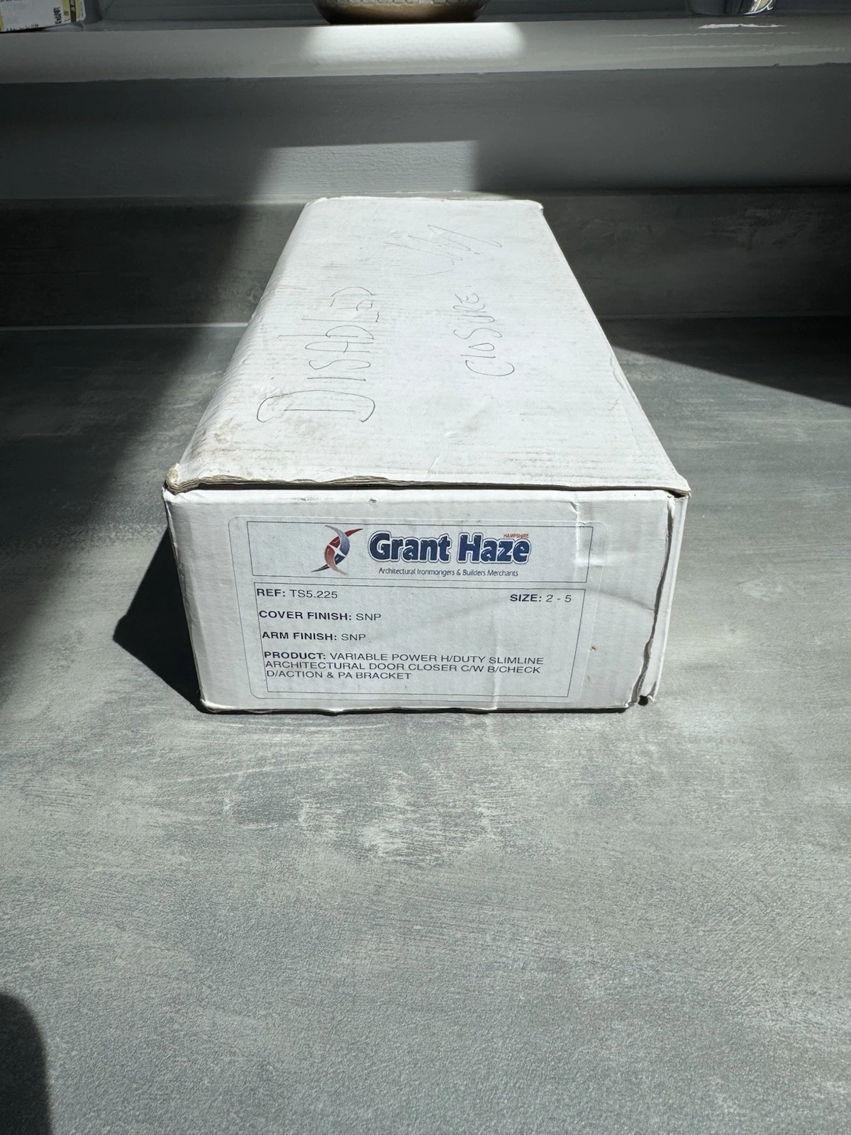 Grant Haze Boss TS5.225 Architectural Slimline Overhead Door Closer Size 2-5 New