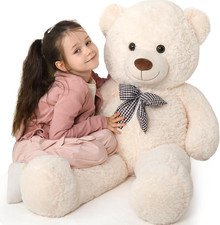 Giant Teddy Bear Plush Toy - Ultra Soft  Cute Large Stuffed Animal 39 Inches, P