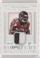 2015 National Treasures Century Materials Holo Silver 24/25 Tevin Coleman 0b2
