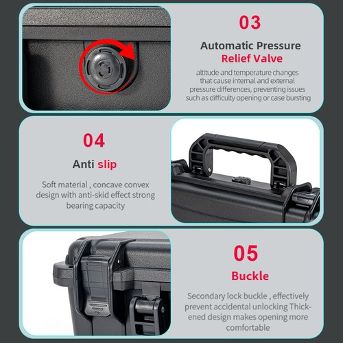 For DJI OSMO 360 Camera Shockproof Protective Case Explosion-Proof Safe Storage - Picture 12 of 16