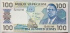 Sierra Leone 100 Leones 1990 Unc