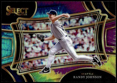 2024 Panini Select #73 Randy Johnson Tie-Dye Prizms #/25 Field Level