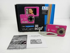 VIVITAR ViviCam 8025 Digital Camera Pink 8.1 MP Touch Screen - L248*