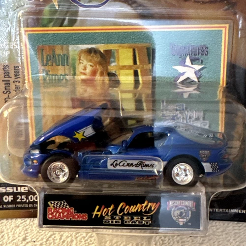 Racing Champions Hot Country LeAnn Rimes '96 Viper GTS Blue 1:64 - Picture 3 of 5