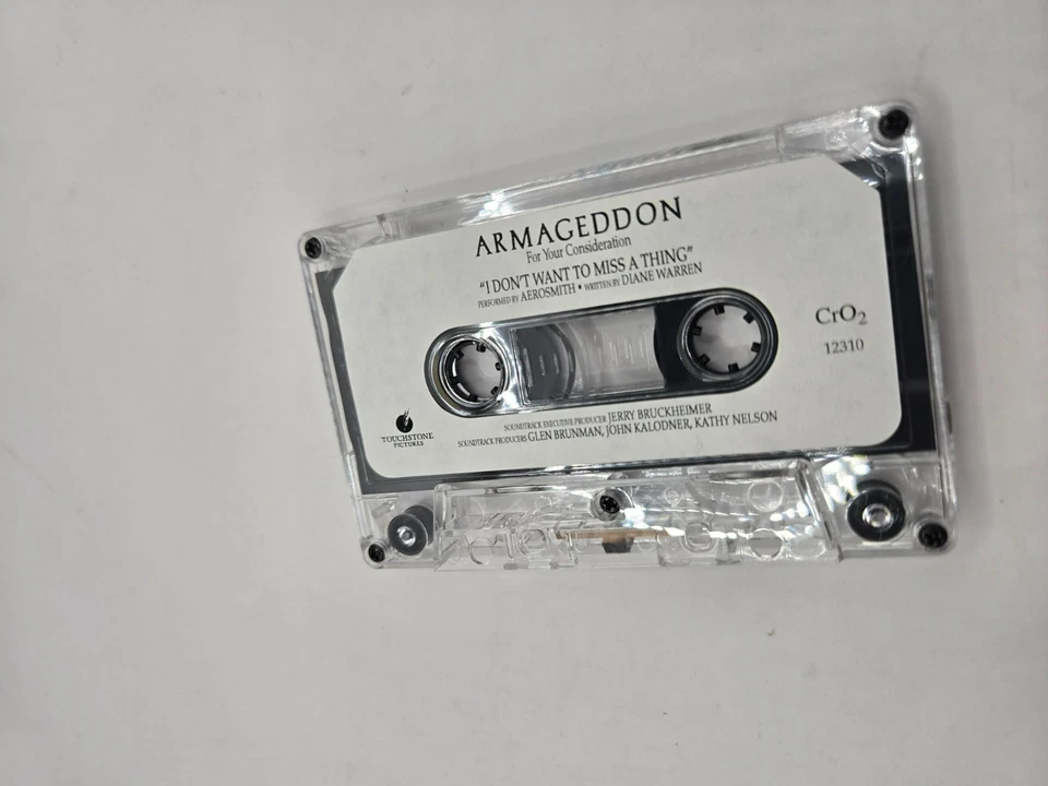Aerosmith x Armageddon FYC Grammy Promo Cassette I Don't Want To Miss A Thing - Image 2 of 4