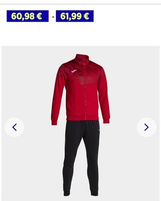 Joma Trainingsanzug Jacke mit Hose Fußball Fitness XXL Neu 2XL
