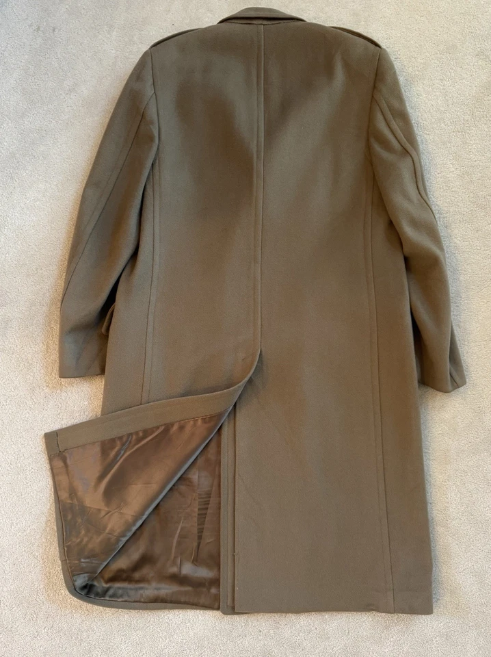 Polo Coat / British Warm Coat, 100% Wool, USA Union Made ~1960s - Image 4 of 4