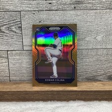 2021 Panini Prizm #51 Edwar Colina Gold /100 Rookie RC