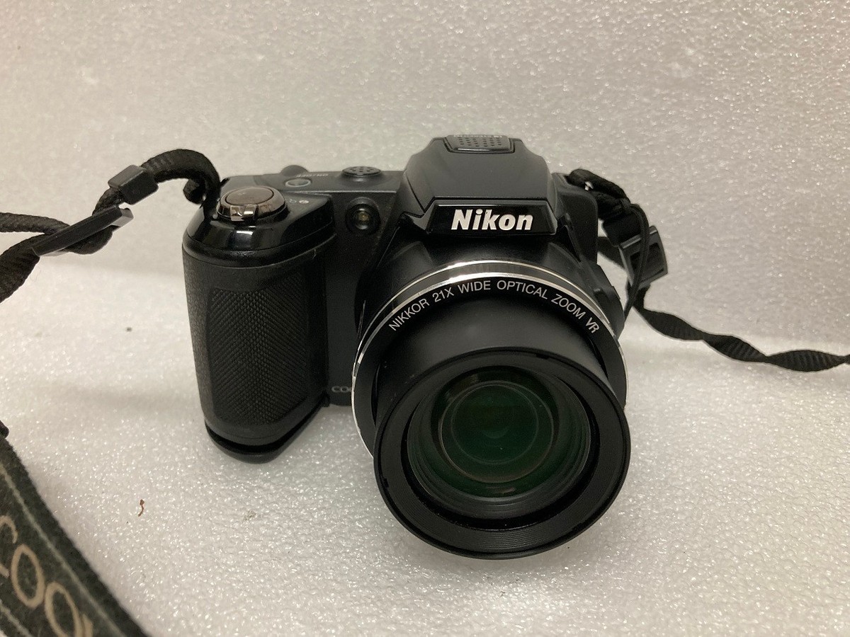 Nikon Coolpix L120 Digital Camera / WORKS , BROKEN BATTERY DOOR