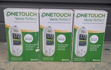 3 OneTouch Verio Reflect Blood Glucose Monitoring System Exp 1/27