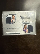 2008 Topps Luxury Box Courtside #CDR-NG Dirk Nowitzki   Pau Gasol RELIC 145/179