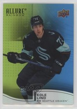2021-22 Upper Deck Allure Rainbow Green Blue 182/299 Kole Lind #R-32 o1h
