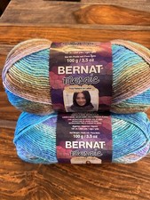 Lot of 3 Bernat Mosaic Acrylic Worsted Ambrosia 3.5 oz 209 Yards Per Skein