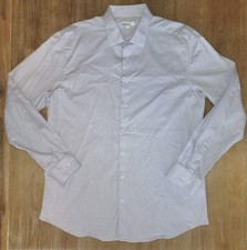 Bar III Men Dress Shirt Size XL 17 - 17 1/2 Lavendar Slim Fit Stretch, Bar 3