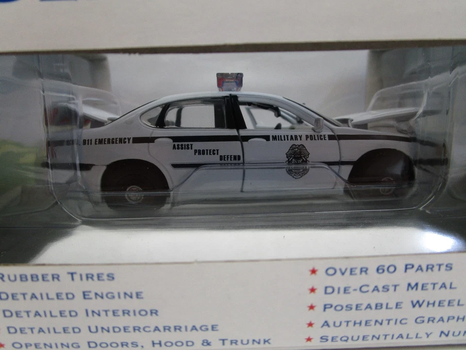 Gearbox Chevy Impala Diecast 1:43 Scale Army Military Police Department - Image 2 of 3