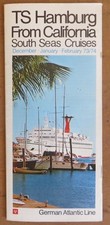 HAMBURG (German Atlantic) DECK PLAN with INTERIOR PHOTOS