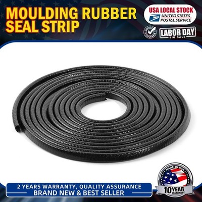 Fit Car SUV Door Edge Strip Trim Length 20Ft Black Color U Channel Edge Trim 6M